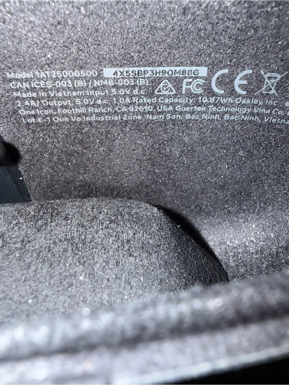 Oakley Meta Matte Black Oval Glasses Case ONLY